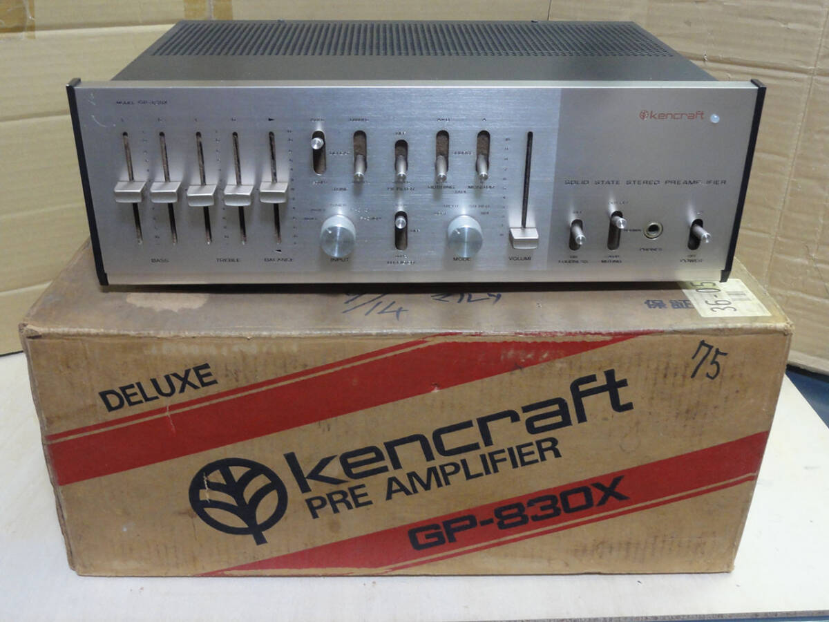 Yahoo!オークション - Kencraft GP-830X PRE AMPLIFIER ケン Yahoo!オークション - Kencraft GP-830X PRE AMPLIFIER ケン