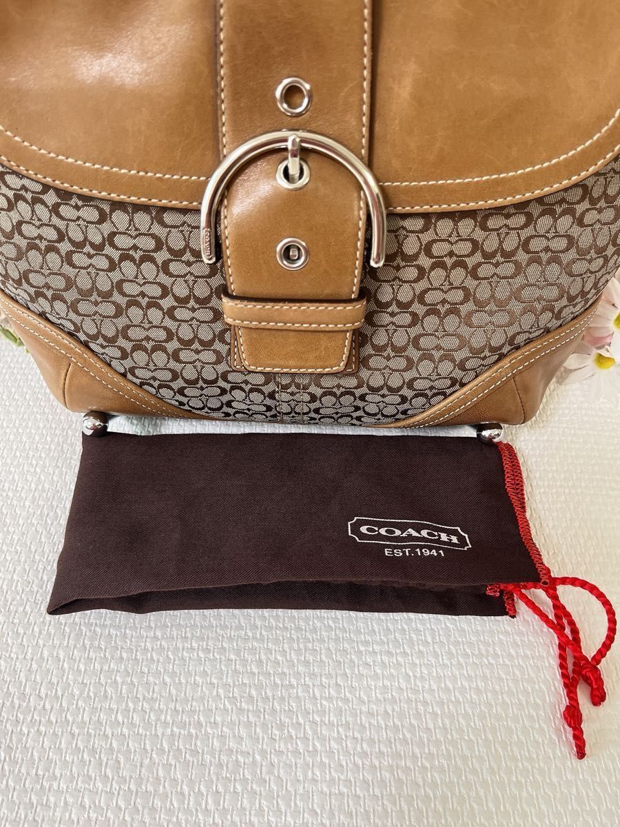 COACH コーチ トートバッグ ミニシグネチャー キャンバス×レザー COACH コーチ トートバッグ ミニシグネチャー キャンバス×レザー