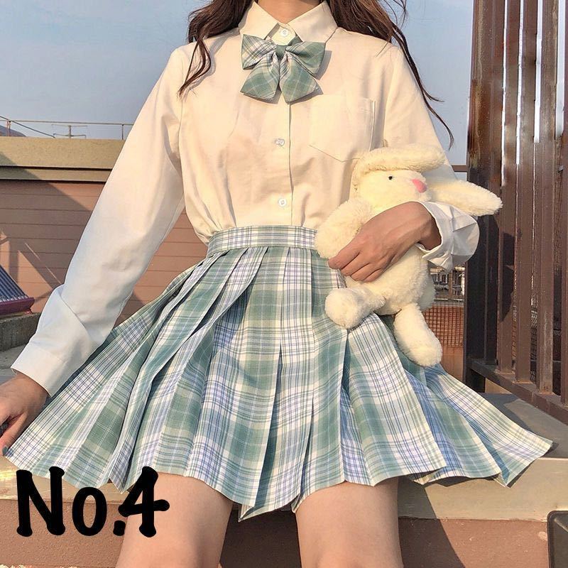 JKファッション JKコーデ JK 學生 女子學生 高校生 制服 プリーツスカート チェック柄 レディース レールアジャスター付き