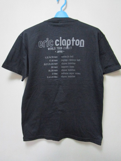 レア！エリック・クラプトン ２００６年日本ツアーＴシャツ（Eric Clapton JAPAN TOUR 2006コンサートライブグッズ）_画像3