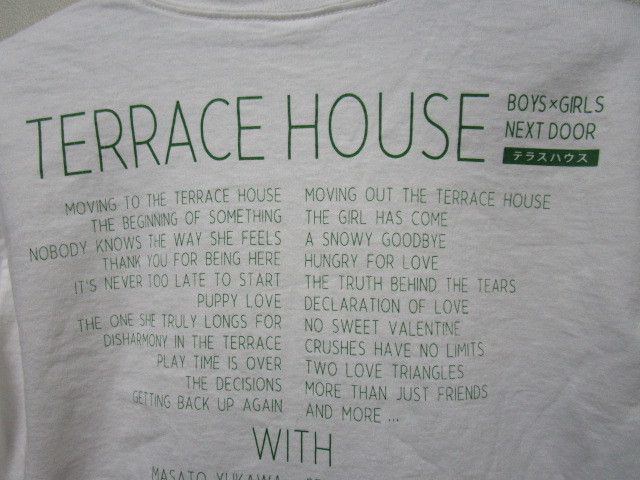 ヤフオク 激レア テラスハウス tシャツ テラハterrace H ヤフオク 激レア テラスハウス tシャツ テラハterrace H