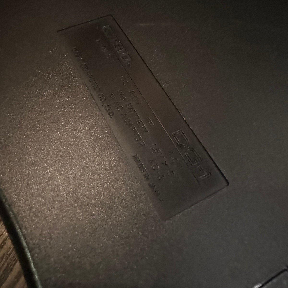 Casio DG-1 Casio электрогитара синтезатор текущее состояние доставка Junk -a104