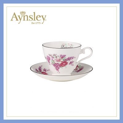 Aynsley エインズレイ イギリス 誕生月カップ カップ&ソーサー 洋食器 茶器 花柄 お祝い プレゼント 9月
