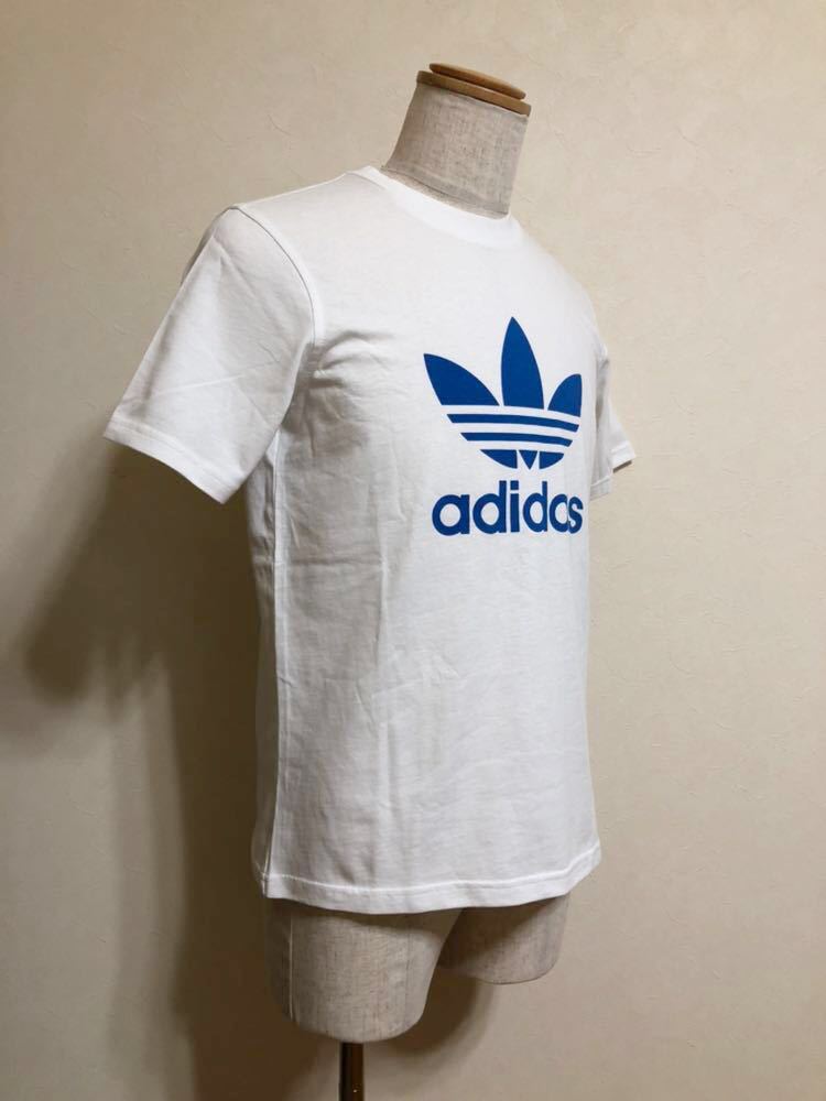 【新品】 adidas originals TREFOIL T-SHIRT アディダス オリジナルス トレフォイル ビッグロゴ Tシャツ トップス サイズS 半袖 白 DH5774_画像6
