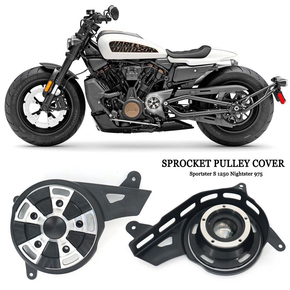 Harley ハーレー スポーツスターS RH1250 2021-2022 Nightster 975 2022 スプロケット 保護 カバー プーリー エンジンガード