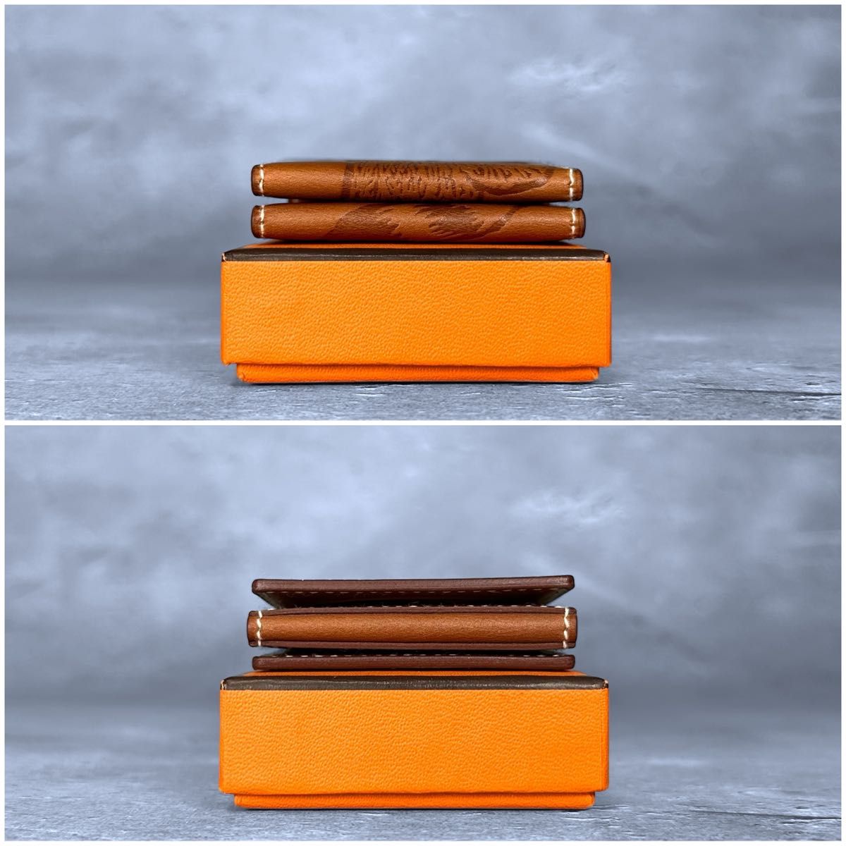 希少/美品】HERMES 4連 ミニ フォトフレーム 写真立て 希少/美品】HERMES 4連 ミニ フォトフレーム 写真立て