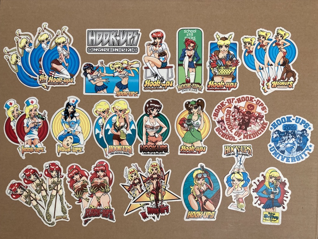 ステッカー Hook-ups 2000s 1990s ( まとめて クライン ジェルミ ステッカー Hook-ups 2000s 1990s ( まとめて クライン ジェルミ
