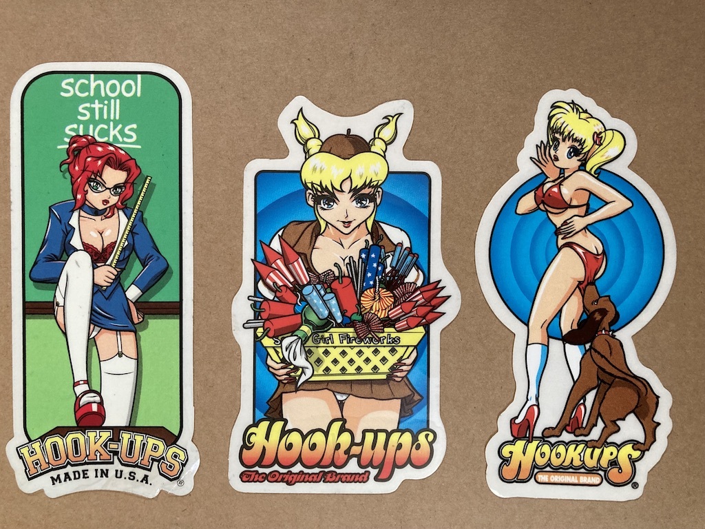 【高品質】 ステッカー Hook-ups 2000s 1990s ( まとめて クライン ジェルミ ステッカー