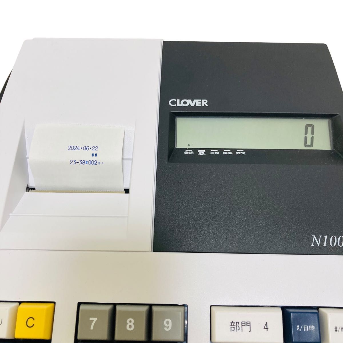 希少美品】CLOVER N100LC ロールセット レジスター 電子 希少美品】CLOVER N100LC ロールセット レジスター 電子
