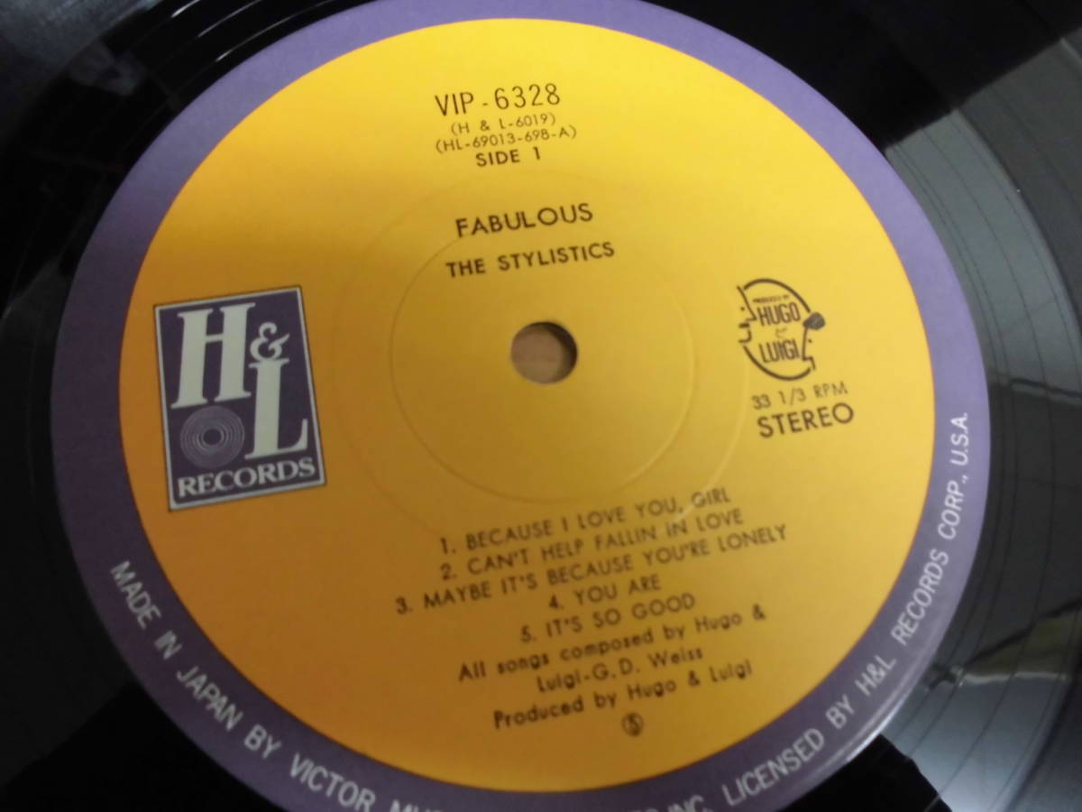 スタイリスティックスTHE STYLISTICS/16小節の恋FABULOUS●帯付LP_画像8