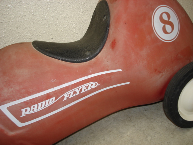 ★【逸品堂】★ リトルレッド ビンテージ ブリキ玩具 4輪車 RADIO FLYER ラジオフライヤー #8 乗用車 Ride Ons Little Red Roadster 珍品