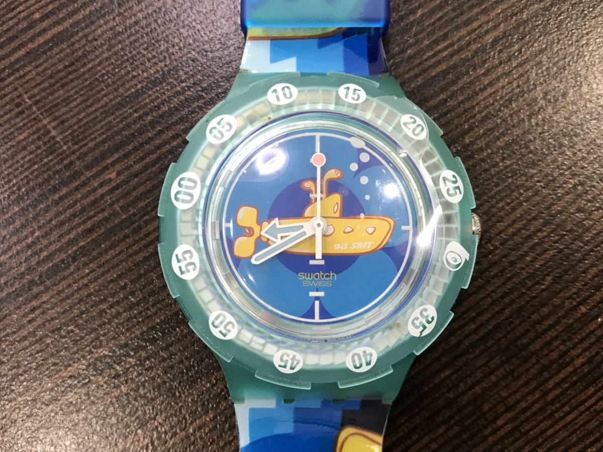 *[ ultra rare * rare model ]swatch( Swatch / Swatch )SCUBA200( scuba )SDL101 Beatles yellow * sub marine (Yellow Sub)* new goods 