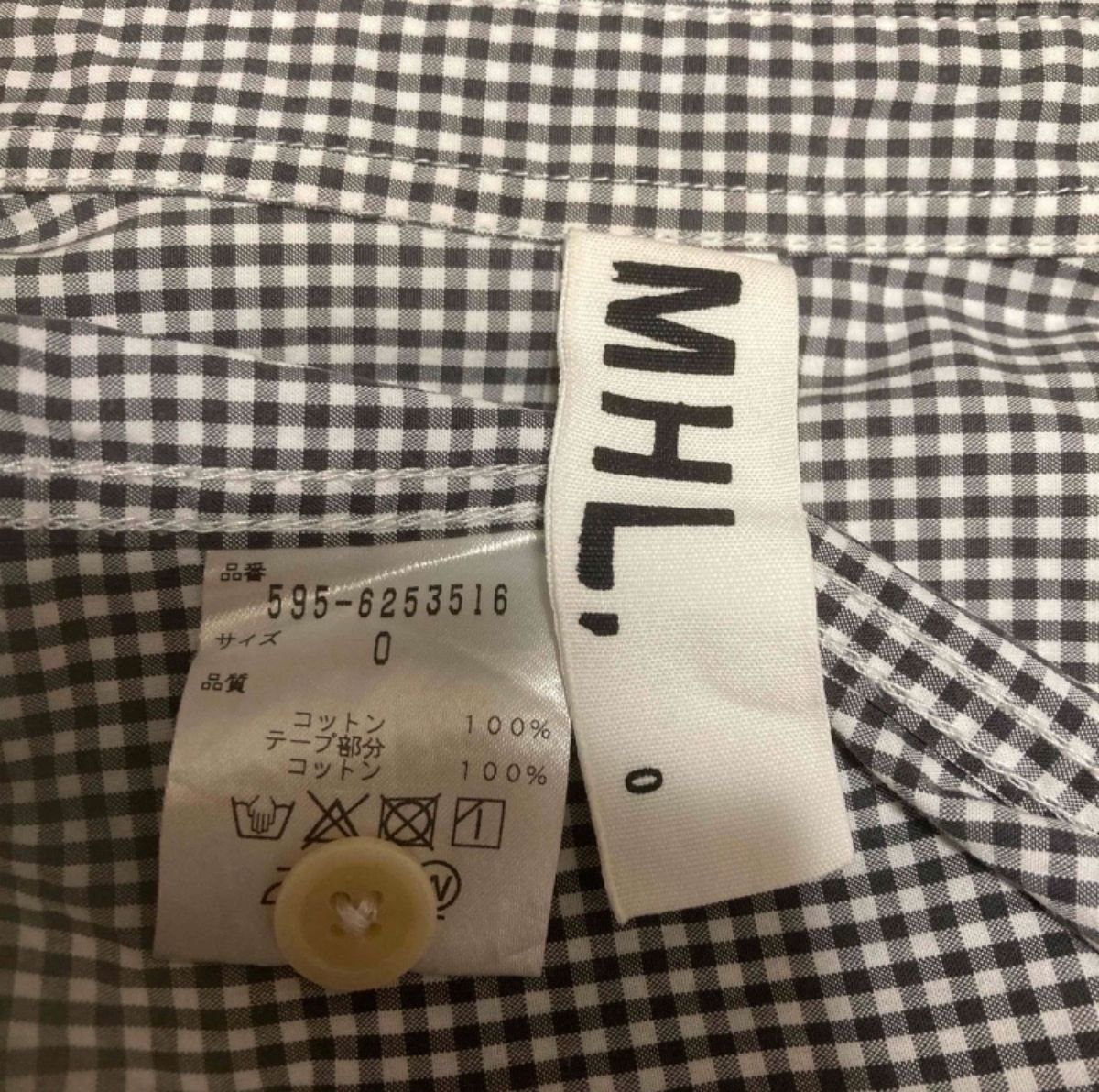 美品 MHL マーガレットハウエル ギンガムチェック シャツ|Yahoo 美品 MHL マーガレットハウエル ギンガムチェック シャツ|Yahoo