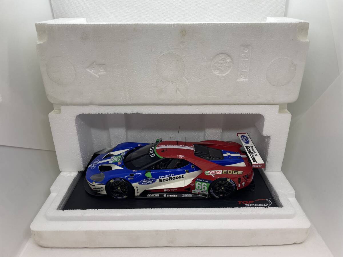 TOP SPEED 1/18 フォード Ford GT #66 J06-01-011 TOP SPEED 1/18 フォード Ford GT #66 J06-01-011