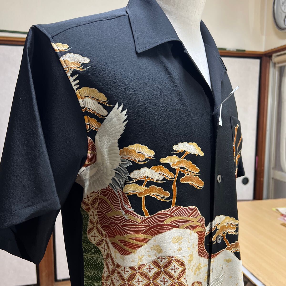 アロハシャツ 和柄 着物リメイク 1点物 Lサイズ|Yahoo!フリマ アロハシャツ 和柄 着物リメイク 1点物 Lサイズ|Yahoo!フリマ