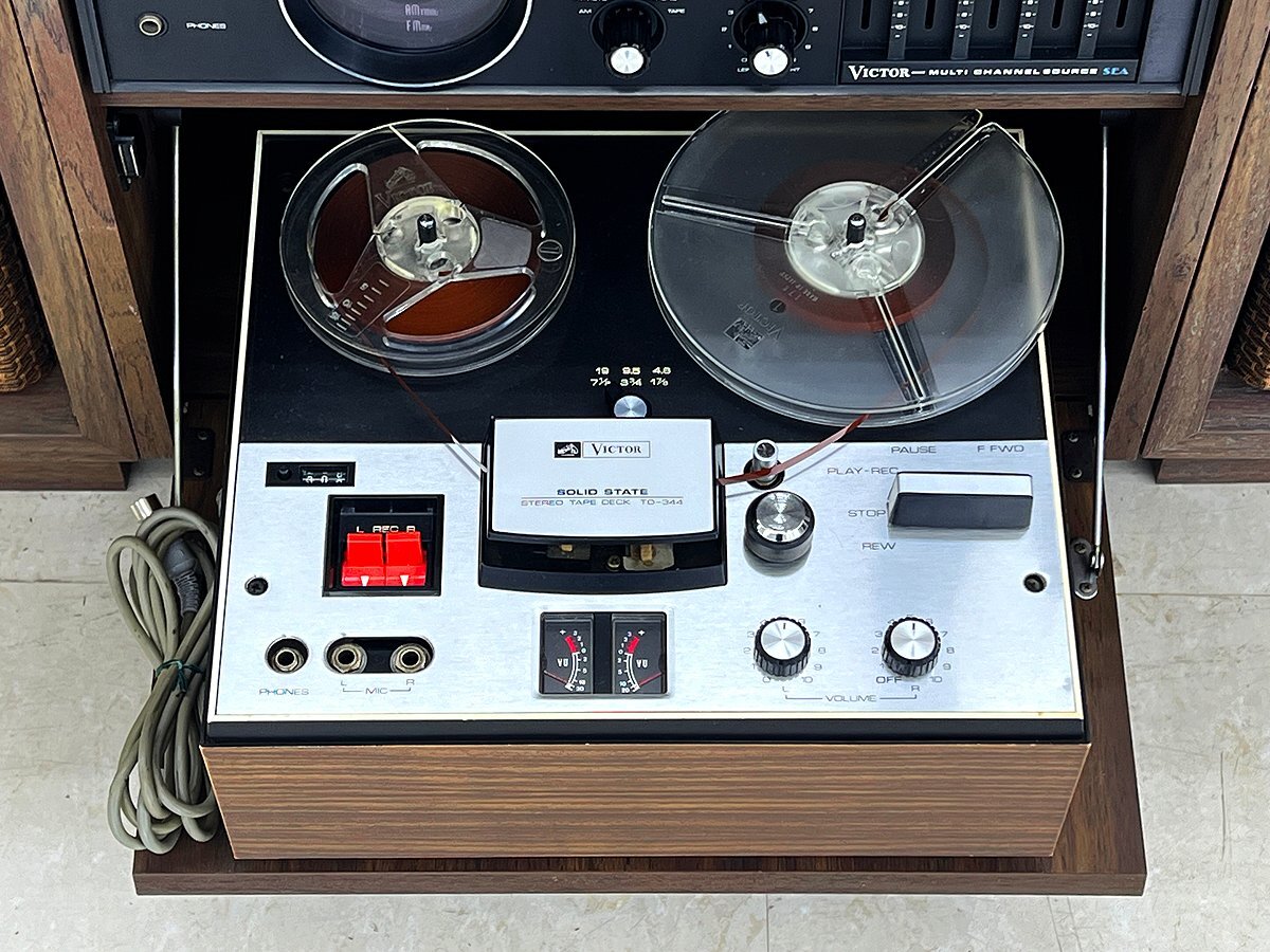 VICTOR ビクター 家具調ステレオ SSL-48MS 昭和レトロ VICTOR ビクター 家具調ステレオ SSL-48MS 昭和レトロ