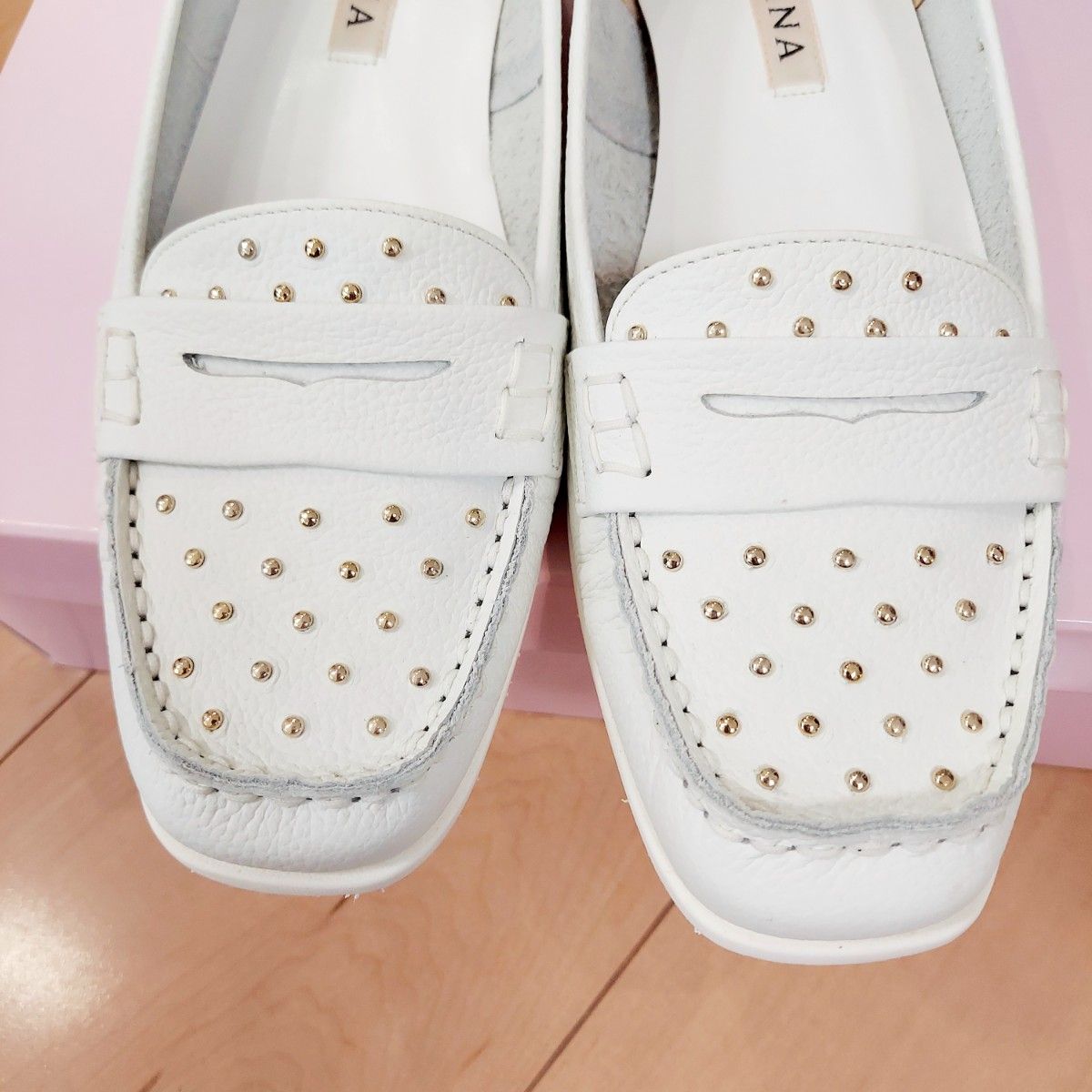 新品 DIANA ダイアナ シューズ 靴 ローファー スタッズ 新品 DIANA ダイアナ シューズ 靴 ローファー スタッズ