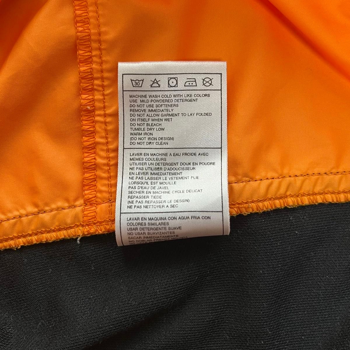 90s NIKE ナイキ 銀タグ ナイロンベスト Y2K オレンジ 90s NIKE ナイキ 銀タグ ナイロンベスト Y2K オレンジ