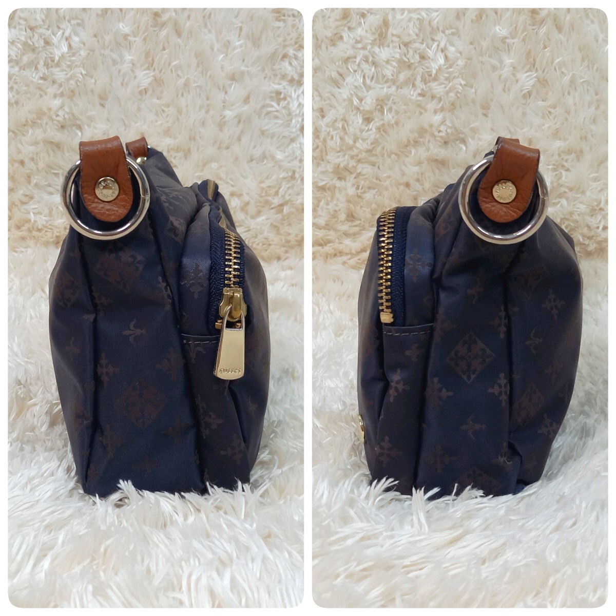 極美品】russet ラシット ショルダーバッグ 斜め掛け クロス 極美品】russet ラシット ショルダーバッグ 斜め掛け クロス