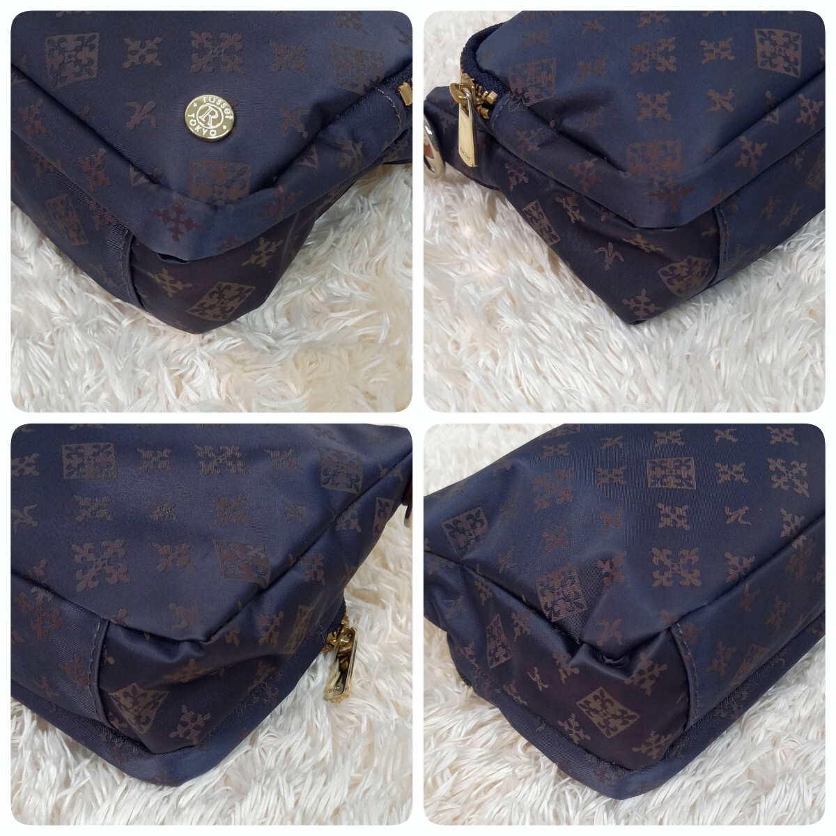 極美品】russet ラシット ショルダーバッグ 斜め掛け クロス 極美品】russet ラシット ショルダーバッグ 斜め掛け クロス