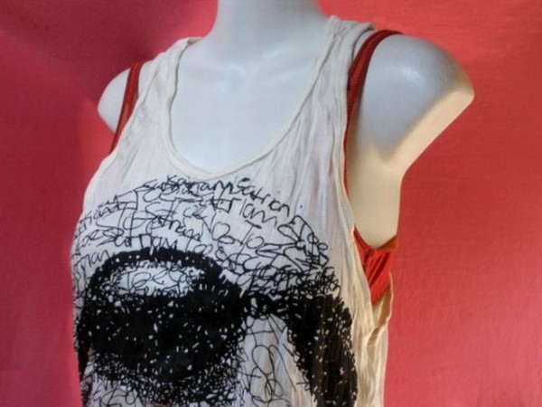 USED SURE tank top ① size S white series 