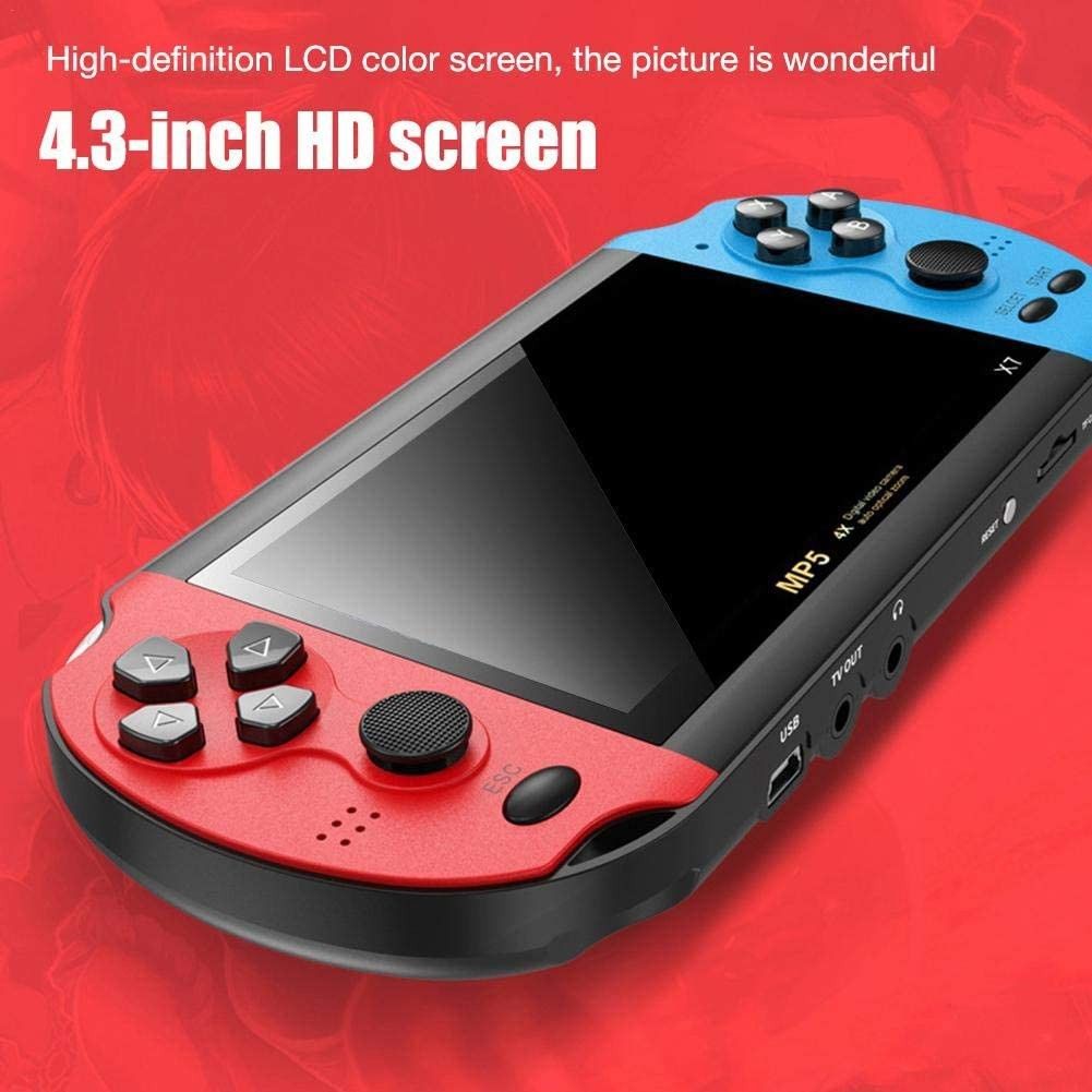 ポータブルゲーム機 X7 ブルー(新品未使用)PS1エミュレーター ポータブルゲーム機 X7 ブルー(新品未使用)PS1エミュレーター