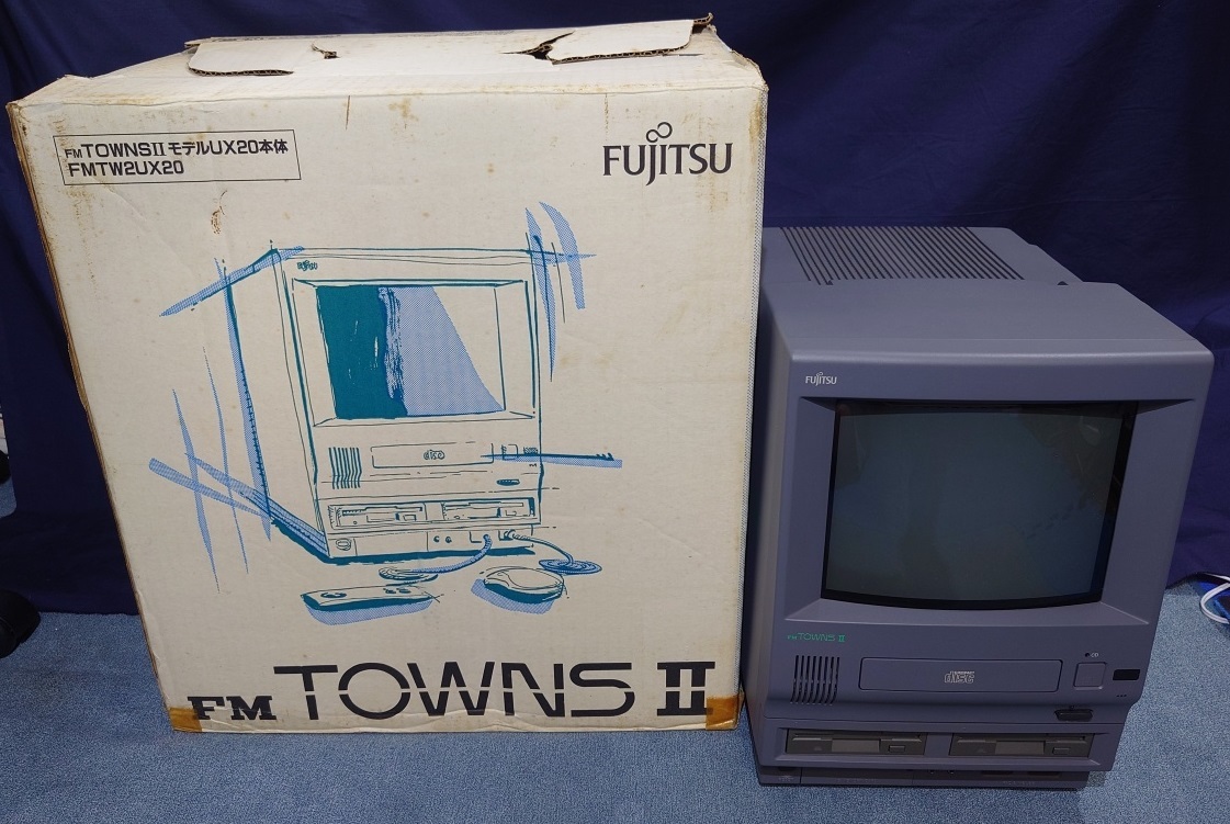 Yahoo!オークション - 富士通 FM TOWNS II UX20 【元箱付き Yahoo!オークション - 富士通 FM TOWNS II UX20 【元箱付き