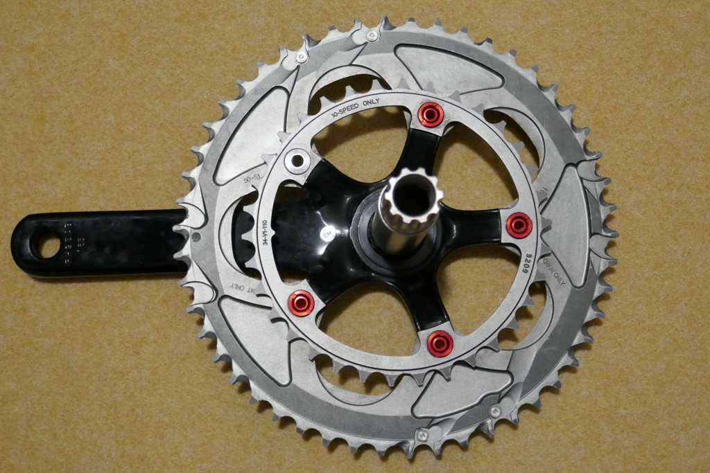 スラム クランクセット SRAM RIVAL 2×10s 165㎜ チェーンリング スラム クランクセット SRAM RIVAL 2×10s 165㎜ チェーンリング