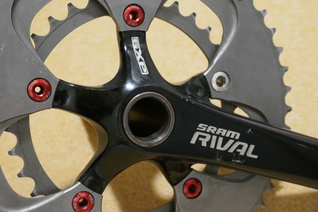 スラム クランクセット SRAM RIVAL 2×10s 165㎜ チェーンリング スラム クランクセット SRAM RIVAL 2×10s 165㎜ チェーンリング