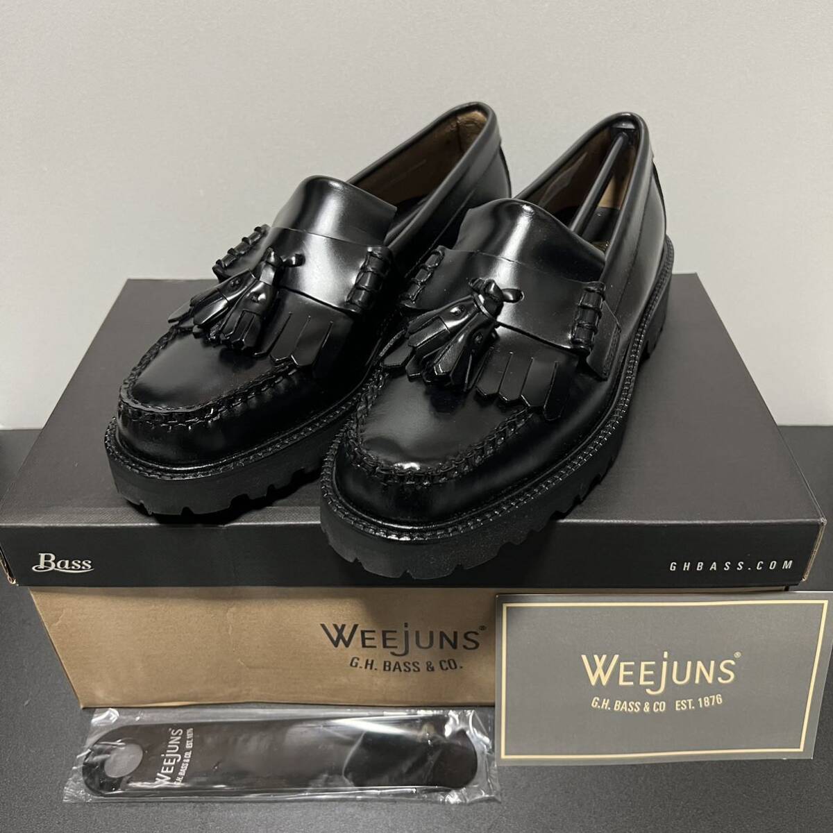 新品G H BASS ジーエイチバス タッセル付き モカシンローファー 新品G H BASS ジーエイチバス タッセル付き モカシンローファー