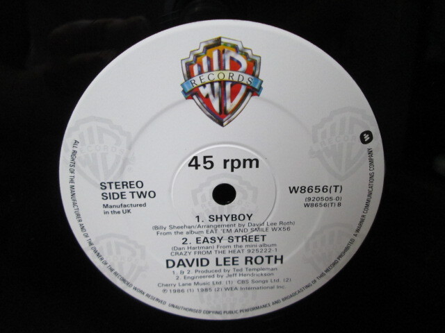 UKoriginal Yankee Rose (analog) David Lee Roth аналог запись vinyl