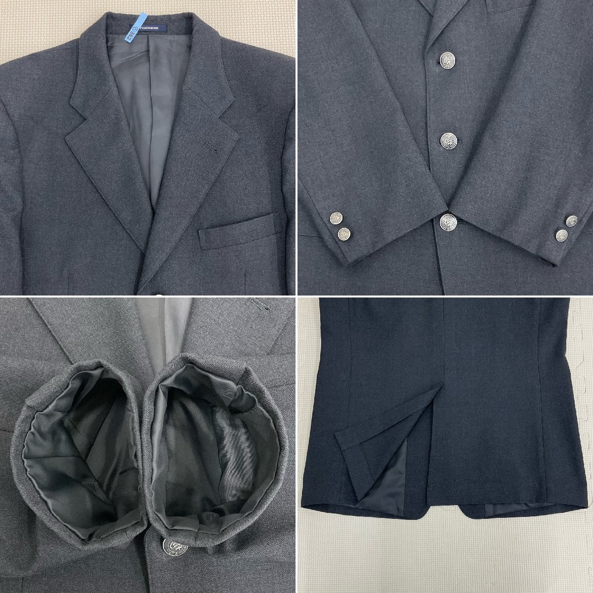 U770/S1214(中古)千葉県 市立銚子高校 男子制服8点 /大きめ U770/S1214(中古)千葉県 市立銚子高校 男子制服8点 /大きめ