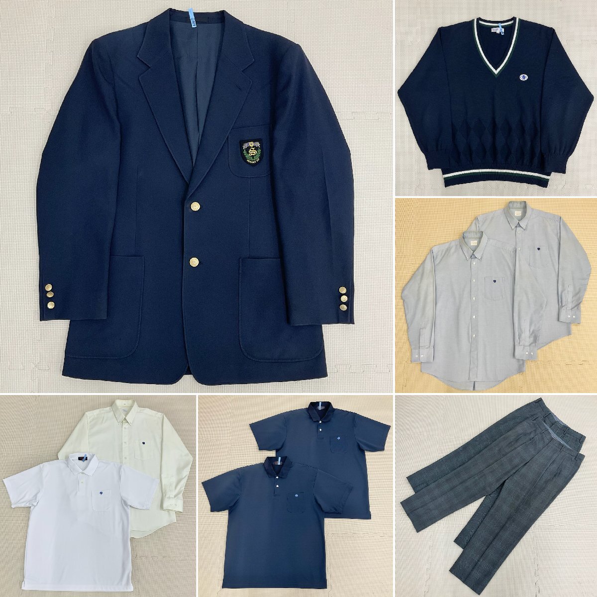 U805/S1210(中古/箱)東京都 正則高校 男子制服11点 /大きめ U805/S1210(中古/箱)東京都 正則高校 男子制服11点 /大きめ