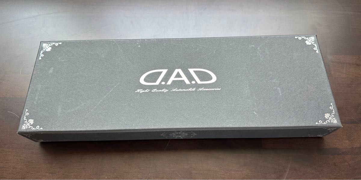DAD ギャルソン ルームミラー ブラック モノグラム レザー DAD ギャルソン ルームミラー ブラック モノグラム レザー