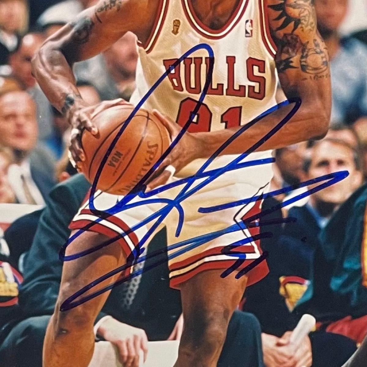 デニス・ロッドマン 直筆サイン 大判フォト NBAオフィシャル COA デニス・ロッドマン 直筆サイン 大判フォト NBAオフィシャル COA