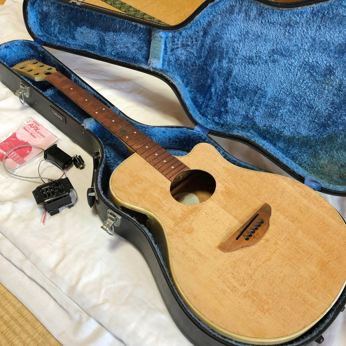 YAMAHA APX-4A エレアコ ジャンク Yahoo!オークション - YAMAHA APX-4A ヤマハ エレアコ ジャンク