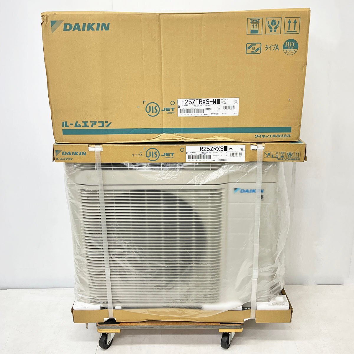 ダイキン エアコン 室外機付き Yahoo!オークション - 未使用品 DAIKIN ダイキン 8畳用 ルーム