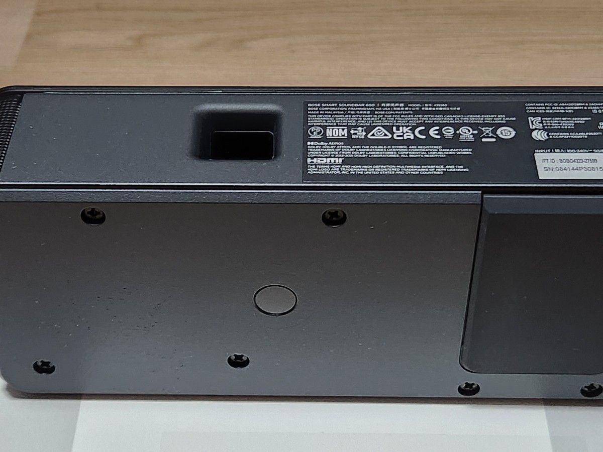 美品】 Bose Smart Soundbar 600 ブラック サウンドバー 美品】 Bose Smart Soundbar 600 ブラック サウンドバー