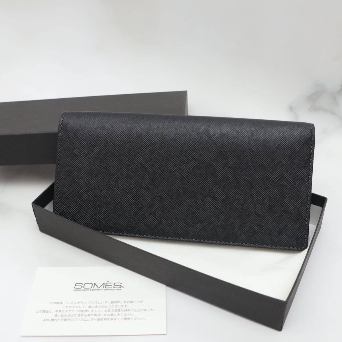 未使用 SOMES SADDLE ソメスサドル 長財布 プリズムレザー 未使用 SOMES SADDLE ソメスサドル 長財布 プリズムレザー