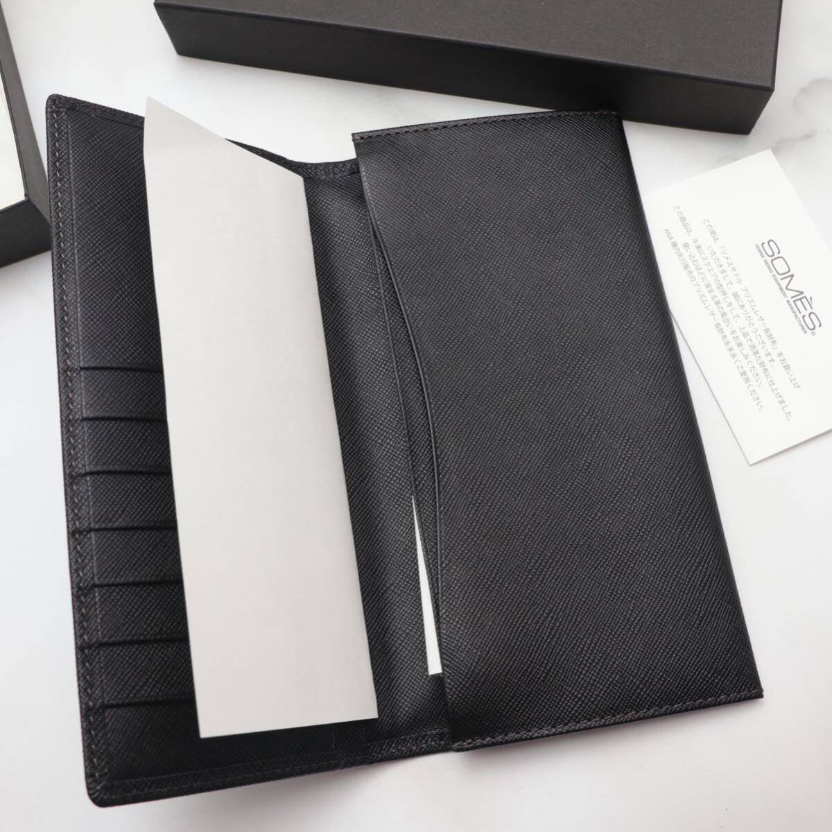 未使用 SOMES SADDLE ソメスサドル 長財布 プリズムレザー 未使用 SOMES SADDLE ソメスサドル 長財布 プリズムレザー