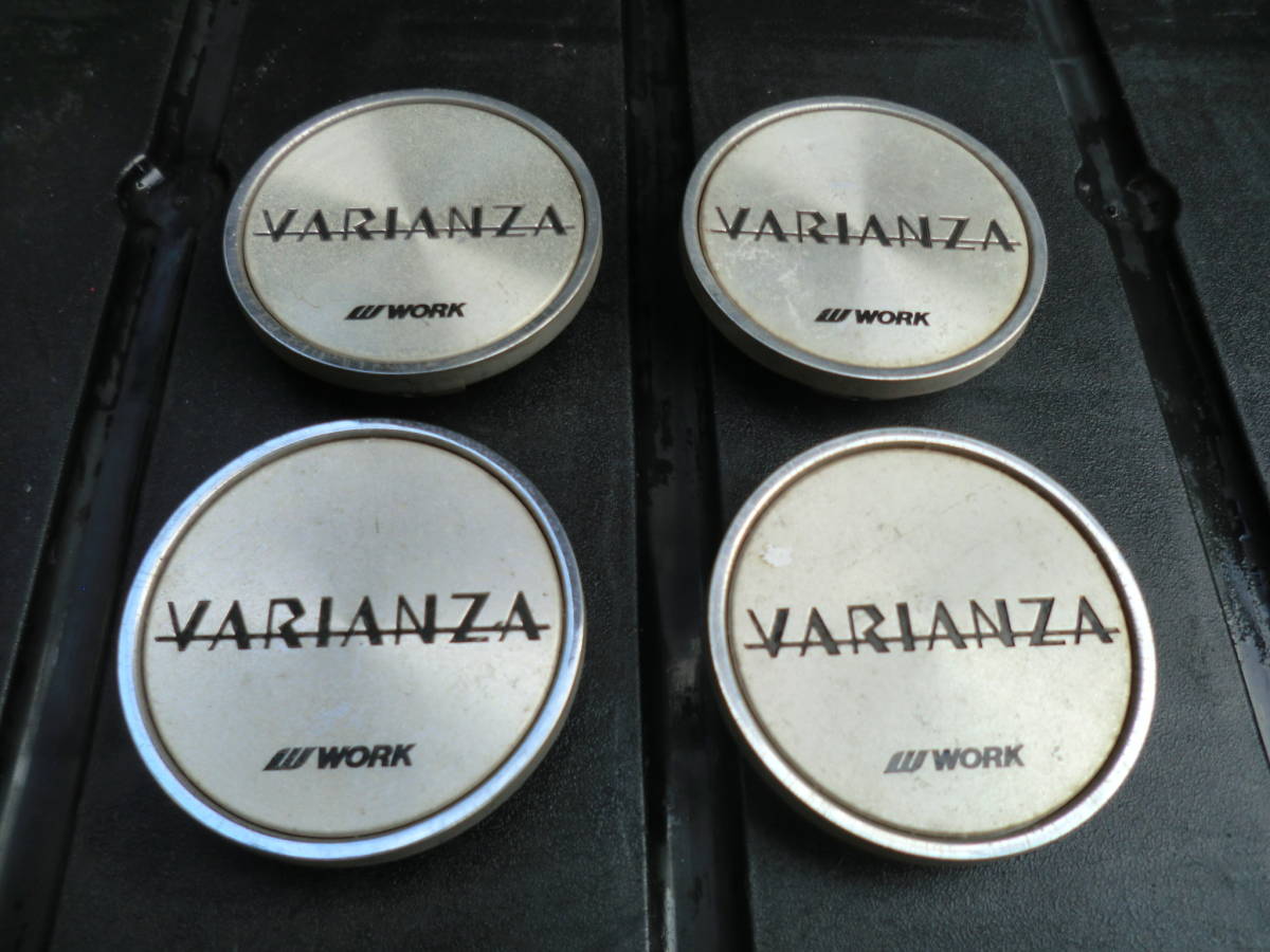 ★ WORK製 VARIANZA アルミホイール用 センターキャップ 4個セット_画像3