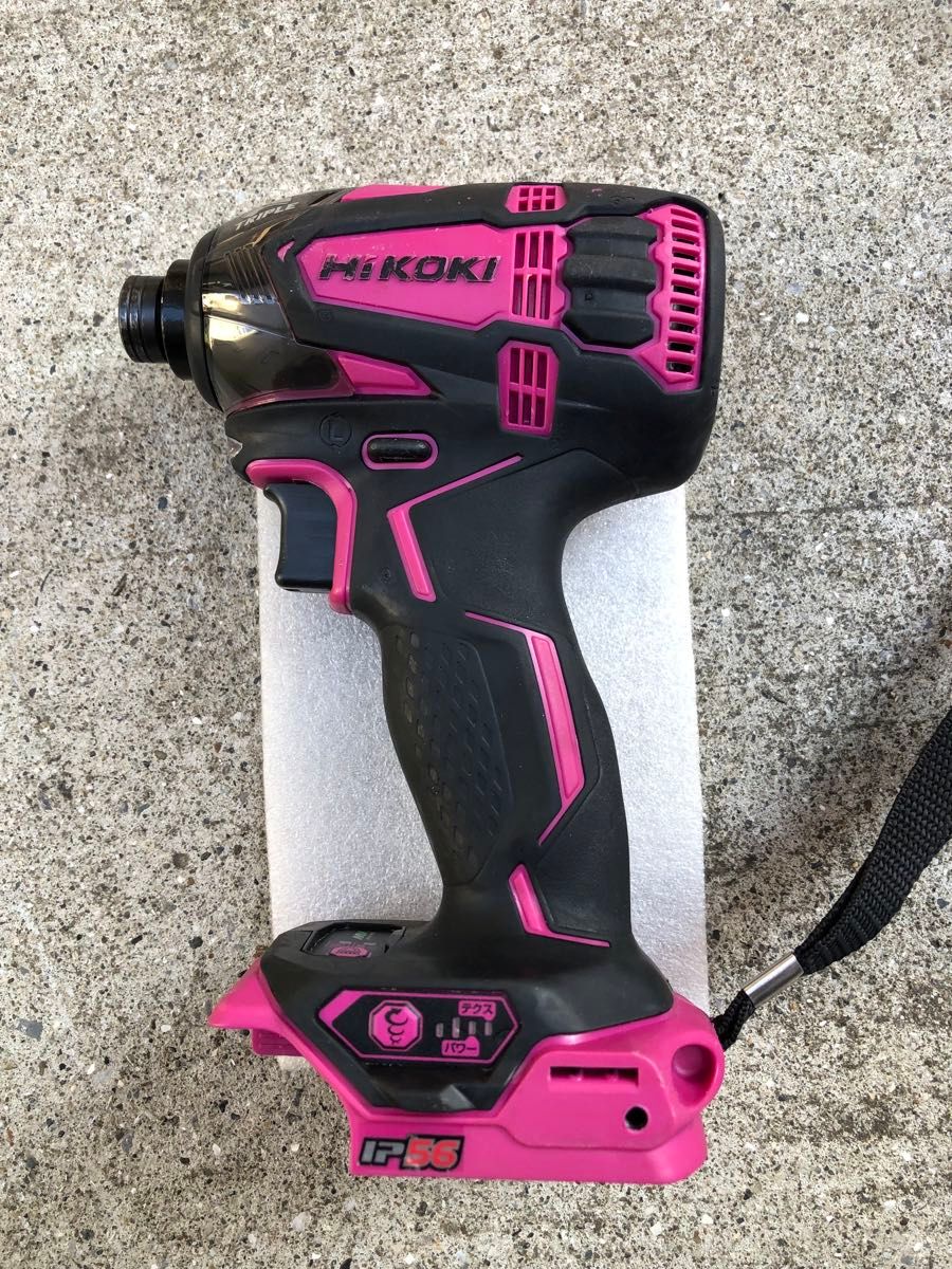 HiKOKI インパクトドライバー 送料無料 WH36DA ピンク 中古品 HiKOKI インパクトドライバー 送料無料 WH36DA ピンク 中古品
