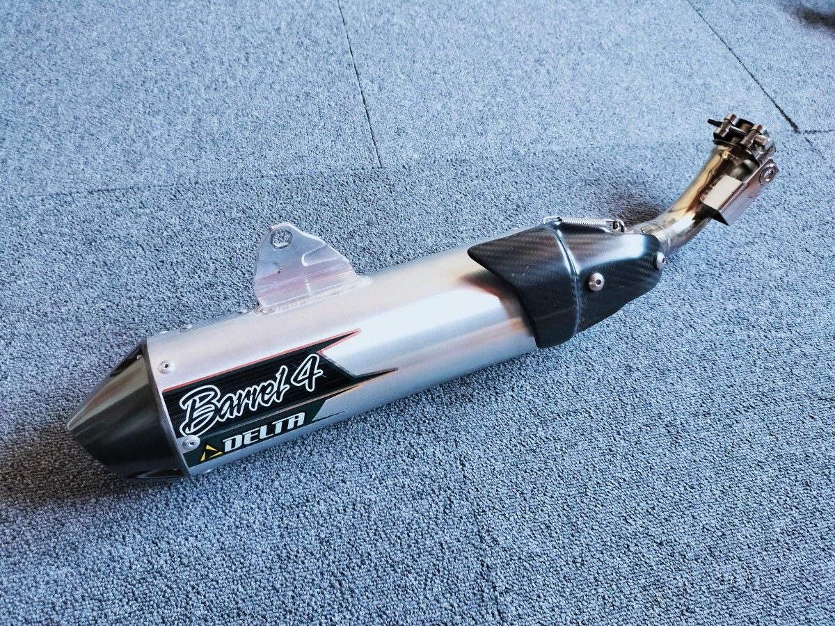 デルタバレル4-Sサイレンサー JMCAカーボンガード CRF250L デルタバレル4-Sサイレンサー JMCAカーボンガード CRF250L
