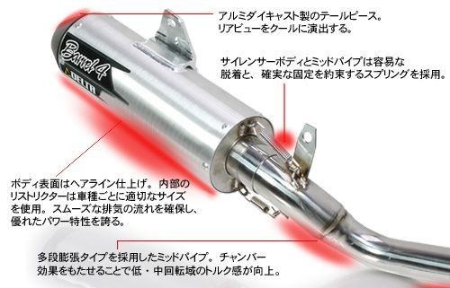 デルタバレル4-Sサイレンサー JMCAカーボンガード CRF250L デルタバレル4-Sサイレンサー JMCAカーボンガード CRF250L