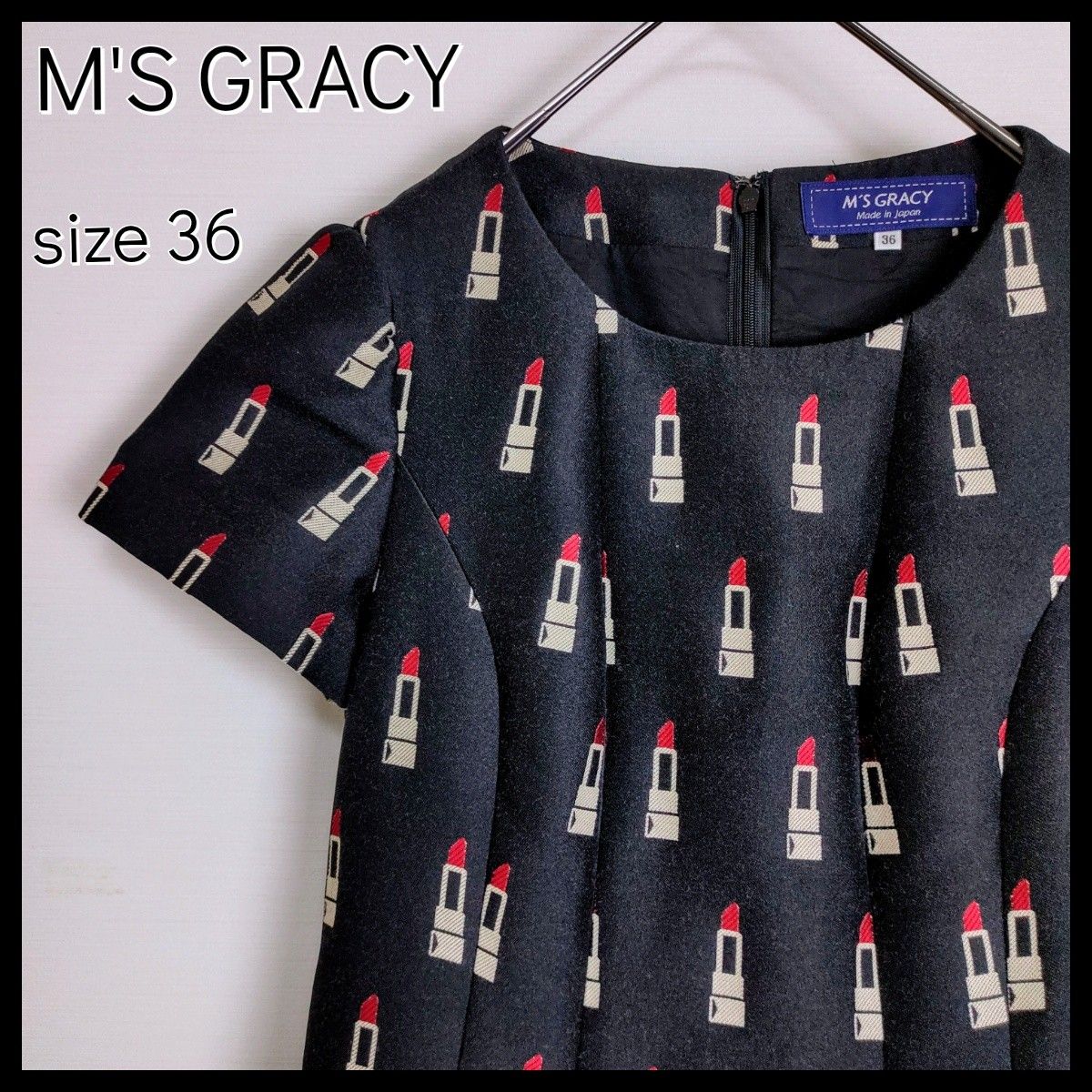 カタログ掲載商品】M'S GRACY エムズグレイシー ルージュ総柄 カタログ掲載商品】M'S GRACY エムズグレイシー ルージュ総柄