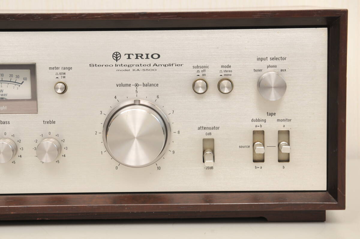 TRIO KA-5500 プリメインアンプ Yahoo!オークション - プリメインアンプ【TRIO】トリオ KA-5500