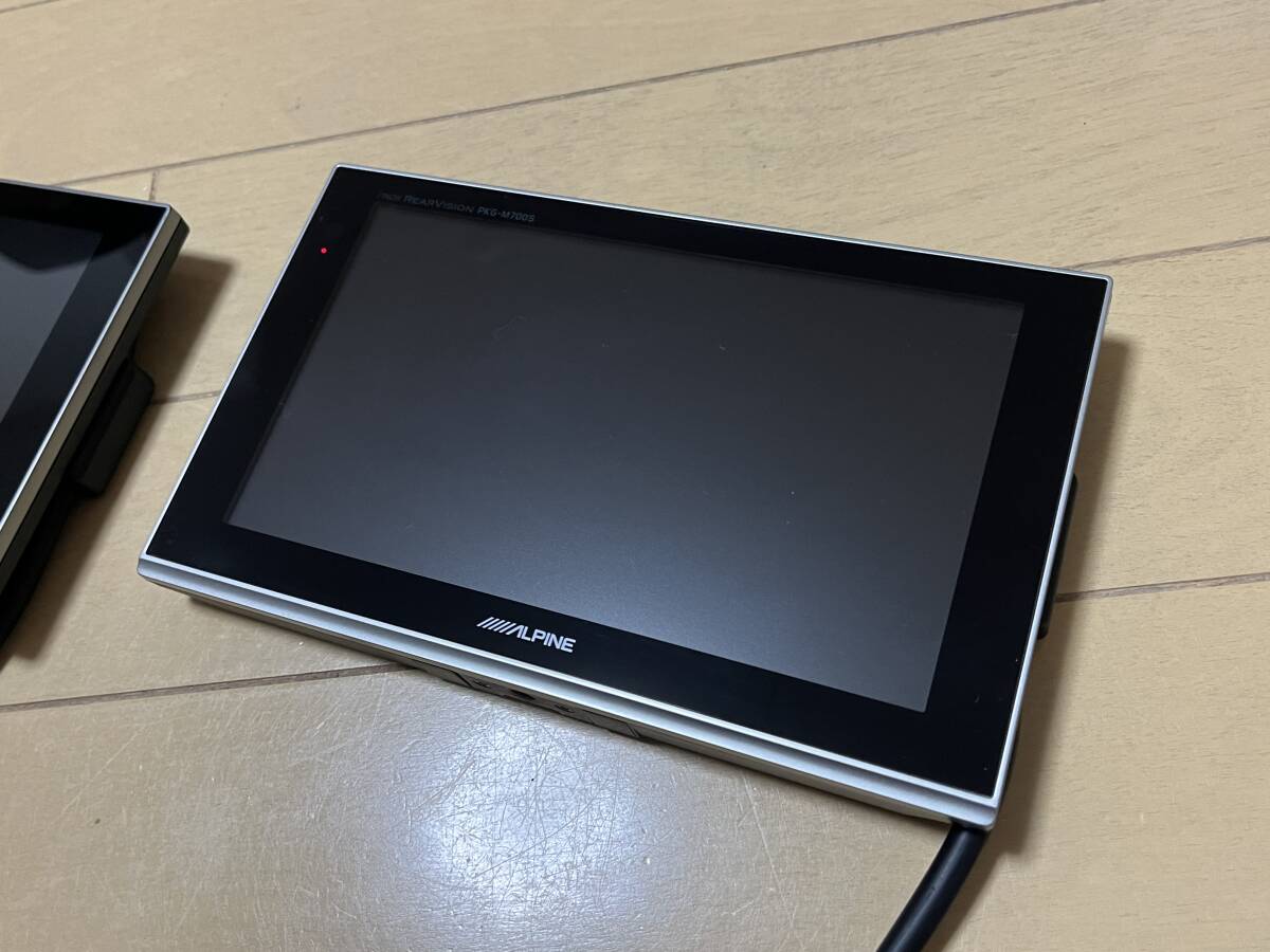 アルパイン ALPINE PKG-M700S 7インチモニター 2台セット 映像 アルパイン ALPINE PKG-M700S 7インチモニター 2台セット 映像