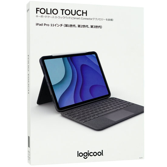 logicool ロジクール Bluetoothキーボード一体型ケース FOLIO TOUCH iK1175BKA 元箱あり [管理:1050017176]