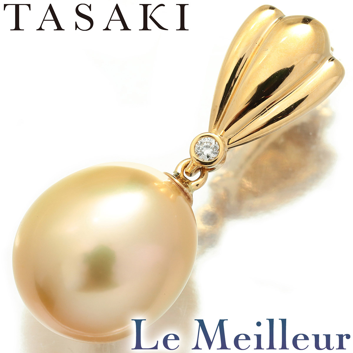 グランドセール TASAKI】美品 甘酸っぱい パール ミニクロス K18PG 田崎真珠 ネックレス、ペンダント、チョーカー