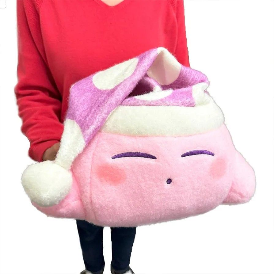 カービィ 羊毛フェルト風 BIG ぬいぐるみ スリープ 約36cm 特大